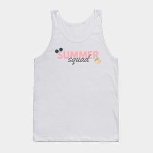 Summer Squad. Sun, Surf, Sand Design for Summer and Beach Lovers. Tank Top